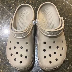 Crocs size 9 Men, 11 Women in army green